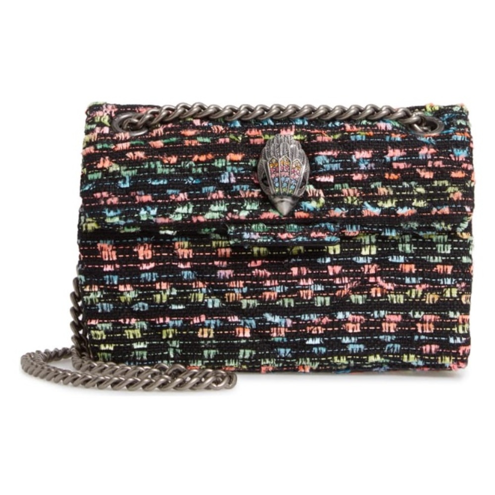 Kurt Geiger mini tweed multicolored bag